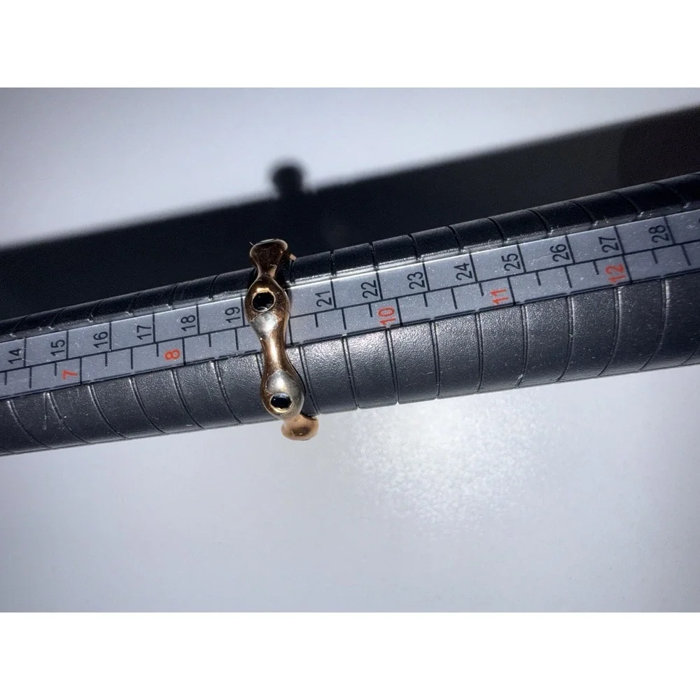 BRONZE MILOR ITALY‎ Slim Delicate Dainty Ring sz 9 READ